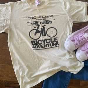 Vintage t shirt The Great Ohio Bicycle Adventure
